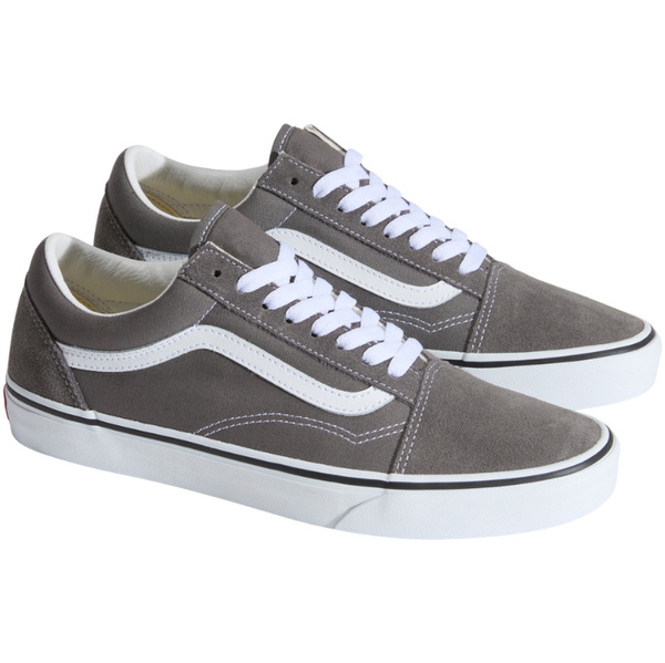 2026 Vans Old Skool Shoes VN0A4BV - Pewter / True White
